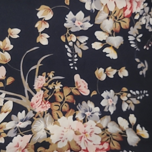 Blue Floral Dress - Picture 2 of 3